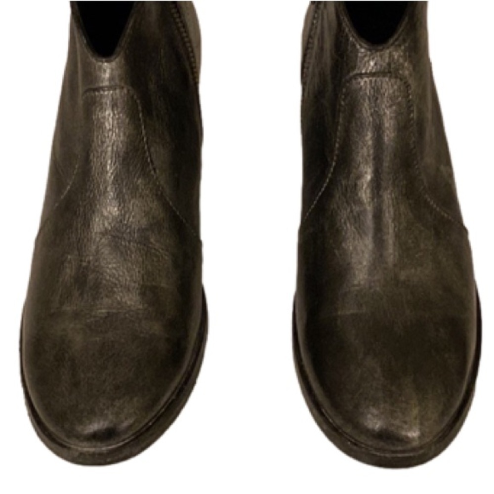 Frye Nora Ankle Boots Black Multi Metallic Silver Size 6.5 NWOB - Picture 13 of 16